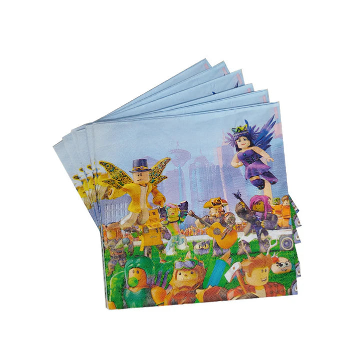 Roblox themed napkins 20pcs