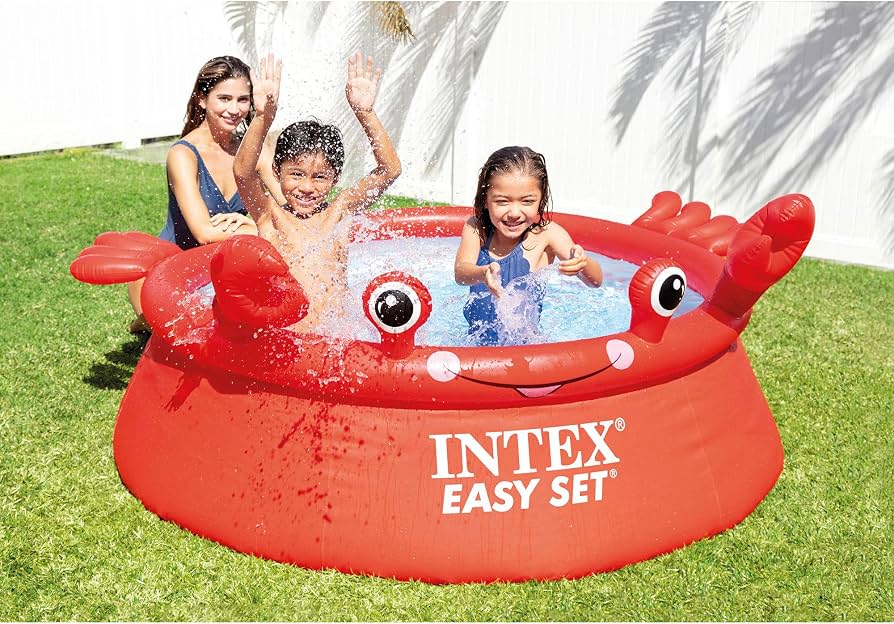 Intex happy crab Easy Set Inflatable Swimming Pool