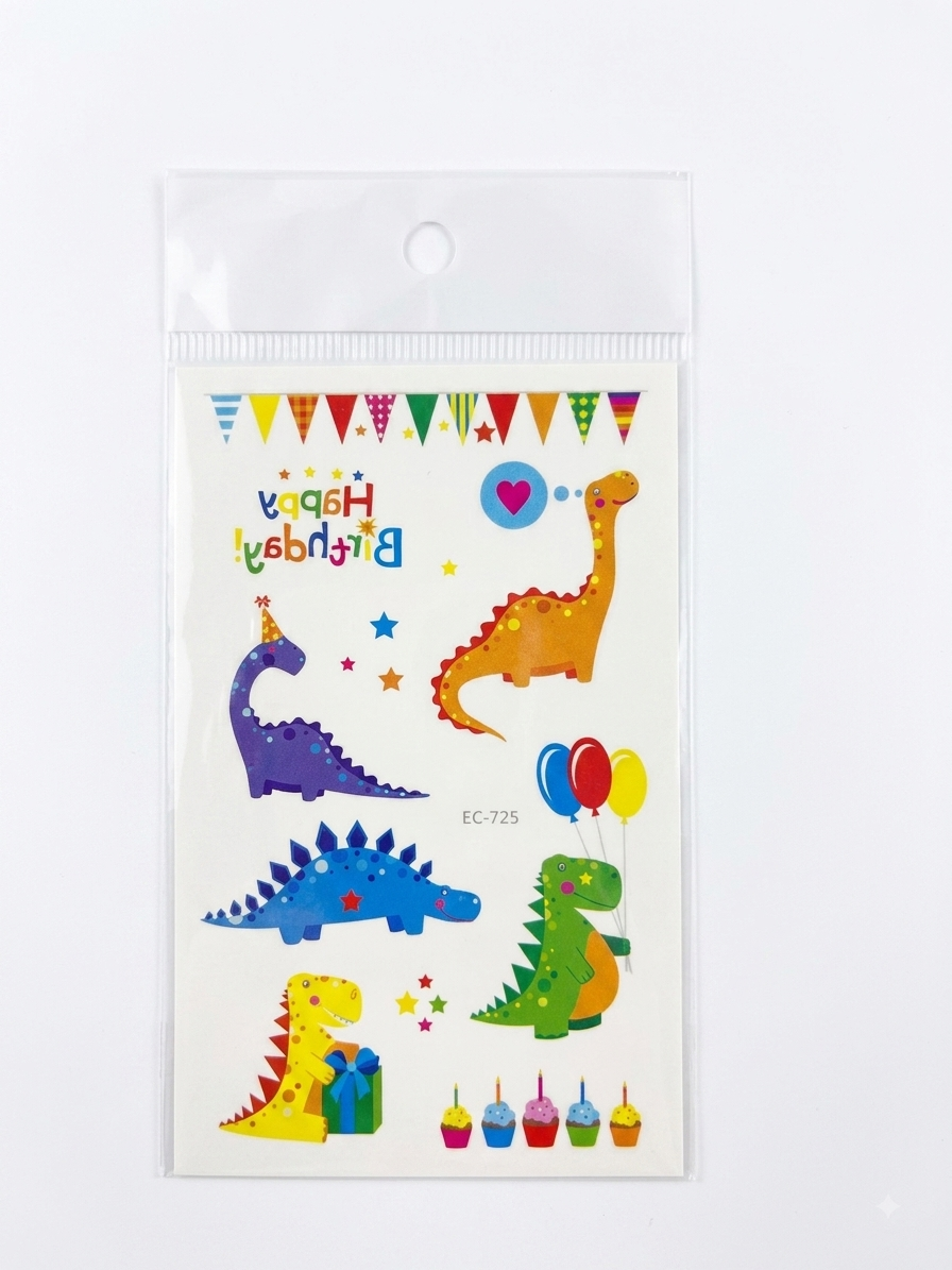 Dinosaur temporary tattoos