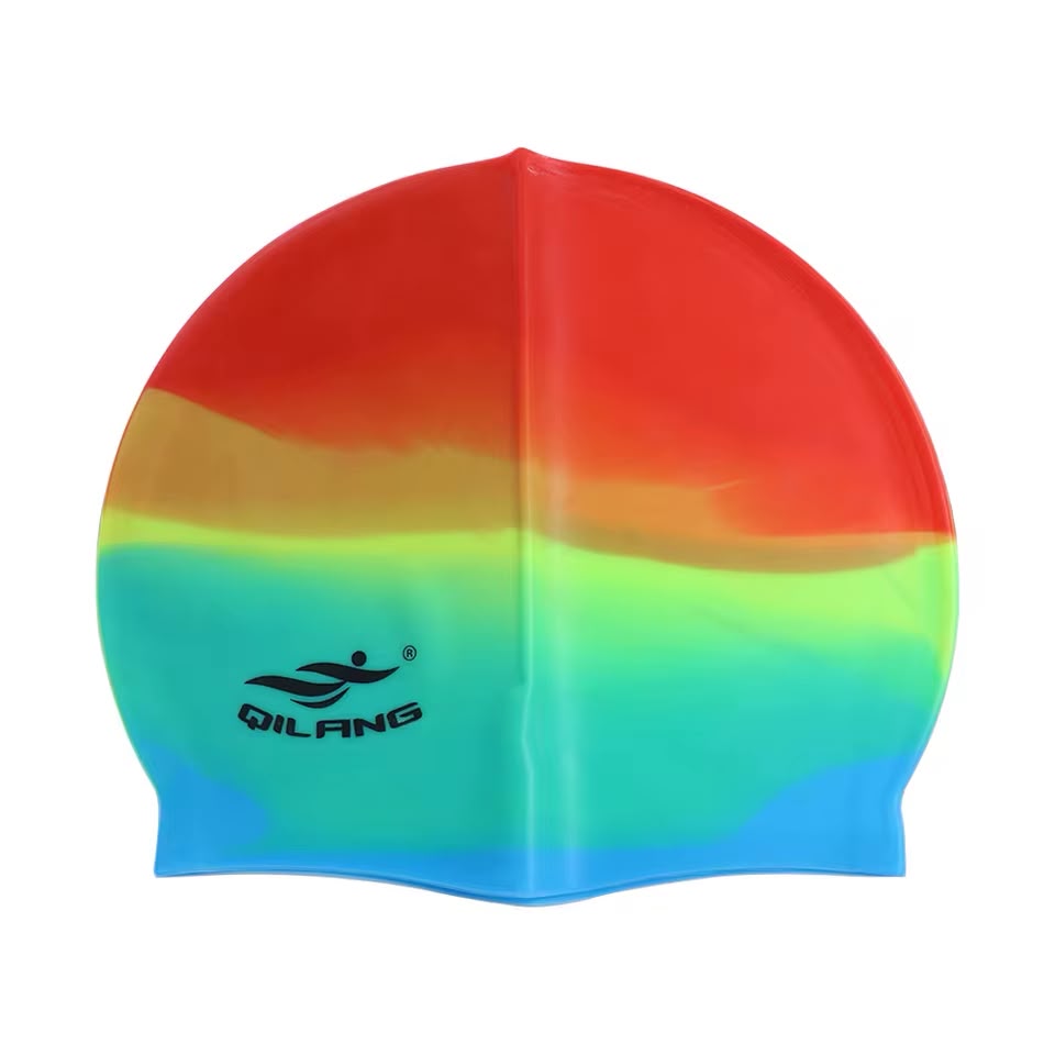 Unisex Adults Multi-Color Swimming Cap