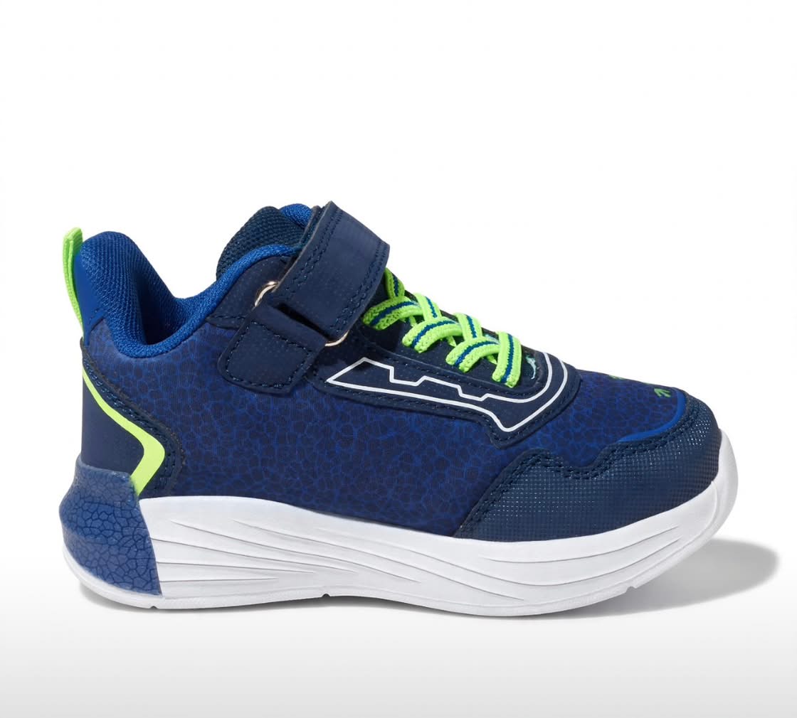 Bless box dinosaur navy blue and green boys sneakers