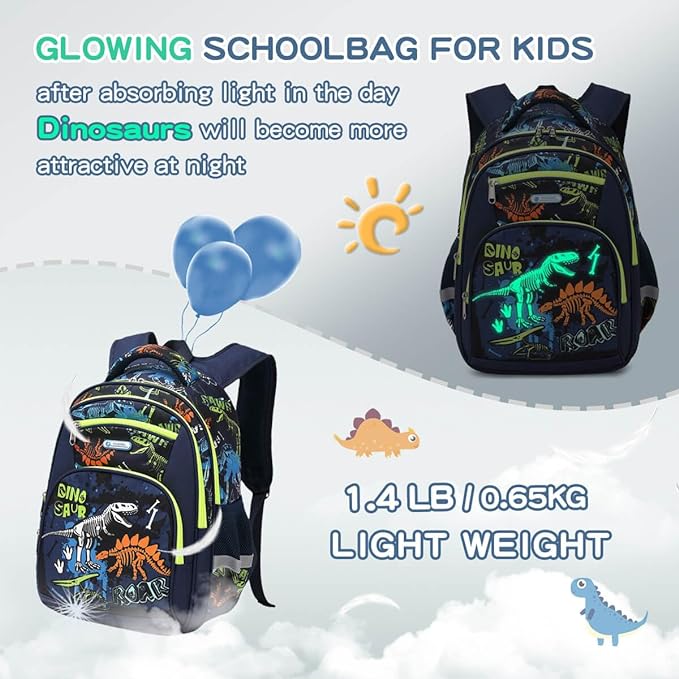 Dinosaur Mania 3pc Bookbag set Cusangel brand - Preppy Kids (Grand Bazaar)