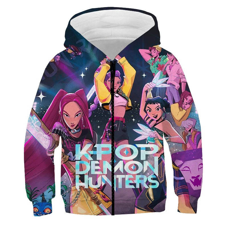 Kpop demon hunters All stars Hoodie (Zipper)
