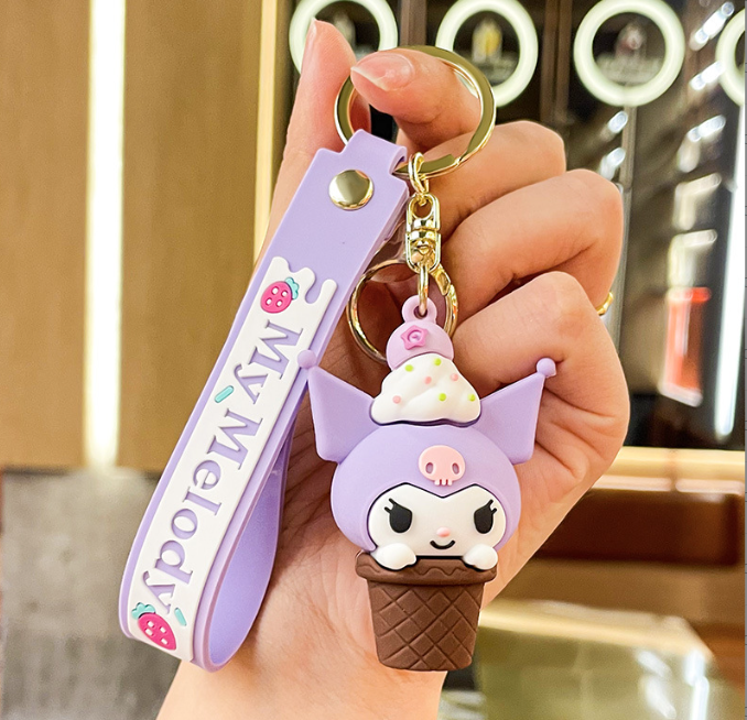 Kuromi Key Chain Design 2 Sanrio - Preppy Kids (Grand Bazaar)