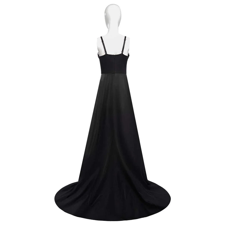 Astrid Deetz Black Dress Beetlejuice Lydia Cosplay Costume Halloween Party Suit - Preppy Kids (Grand Bazaar)