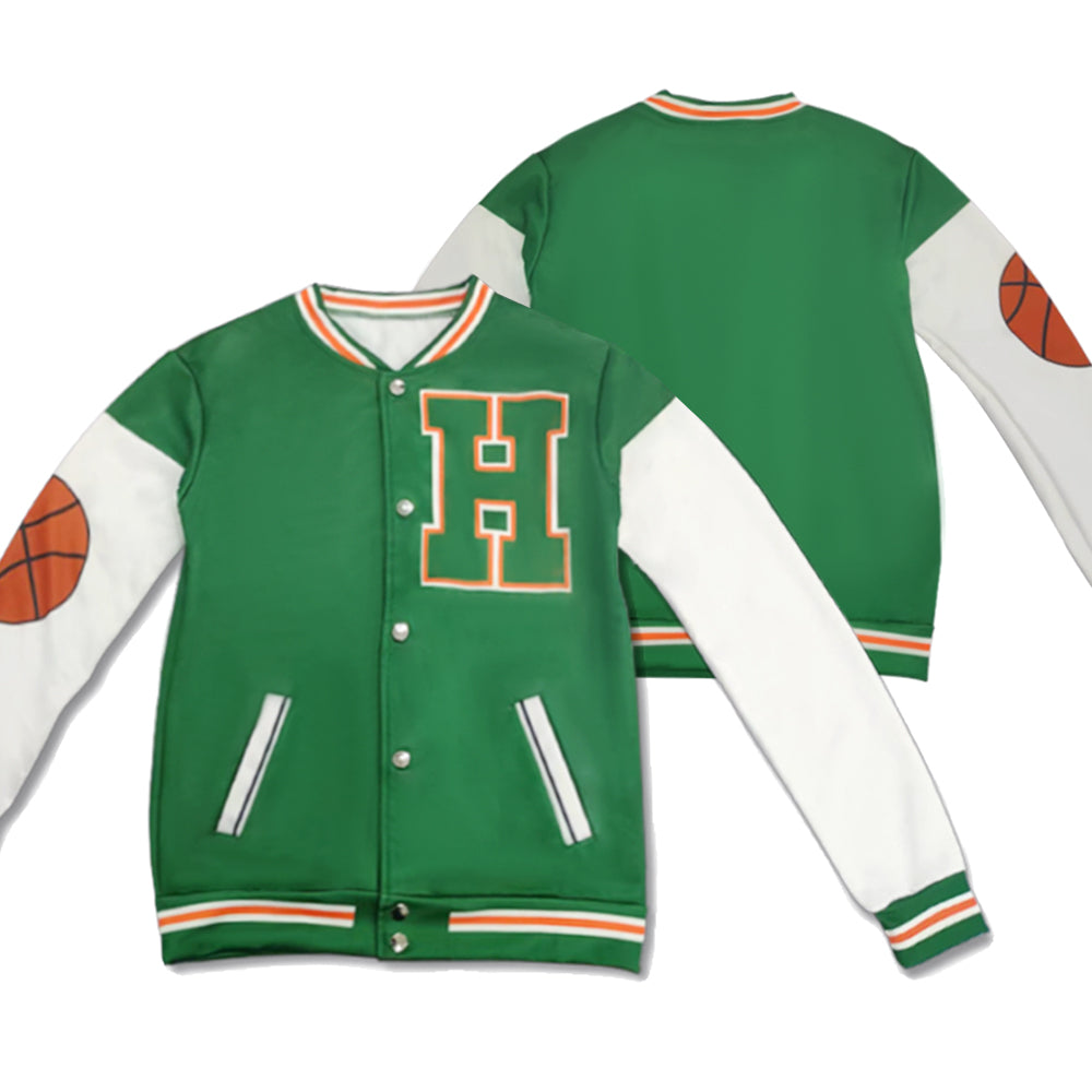 Stranger Things Hawkins Green Baseball Jacket - Preppy Kids (Grand Bazaar)