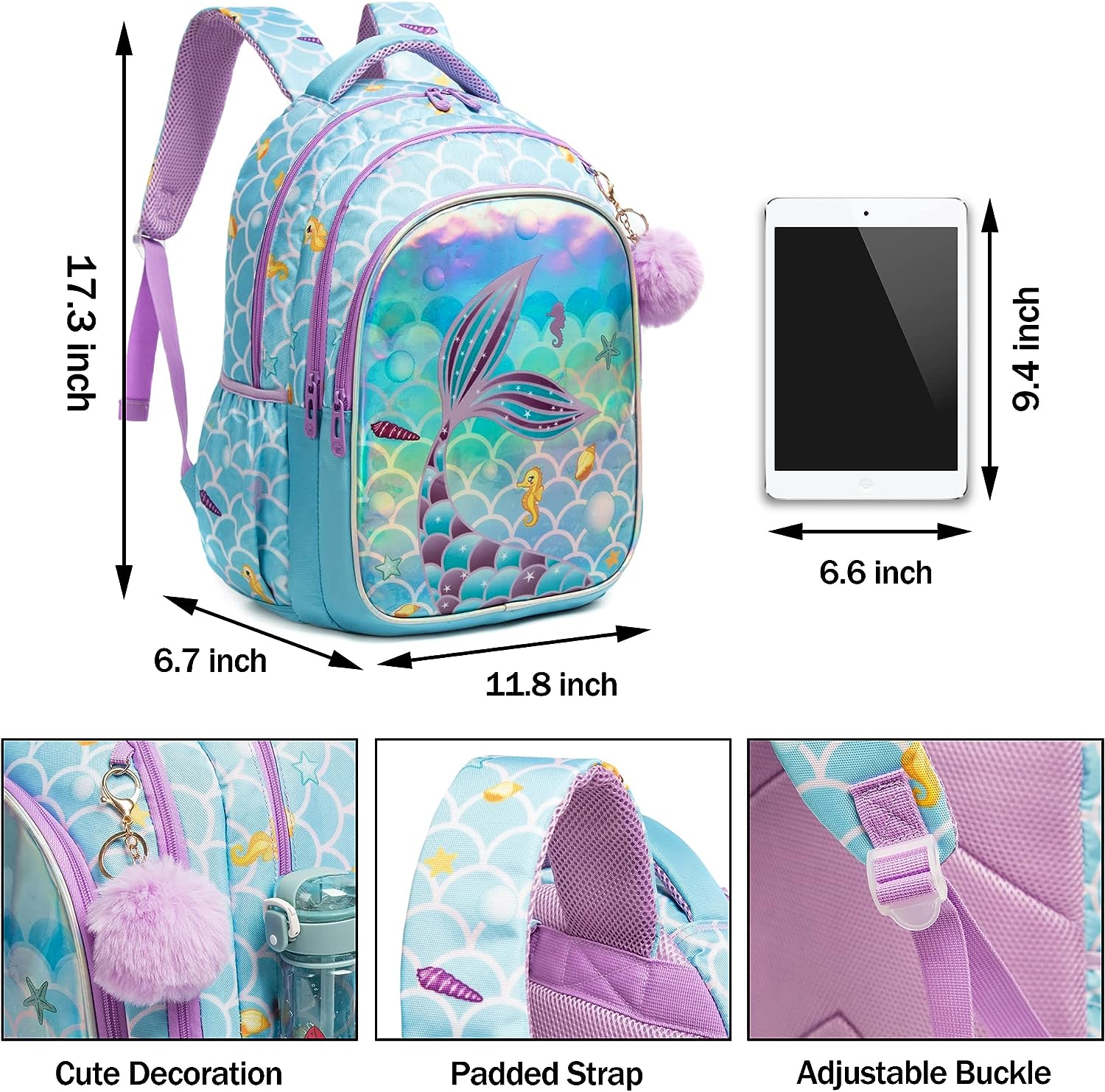 Mermaid Bookbag Regular