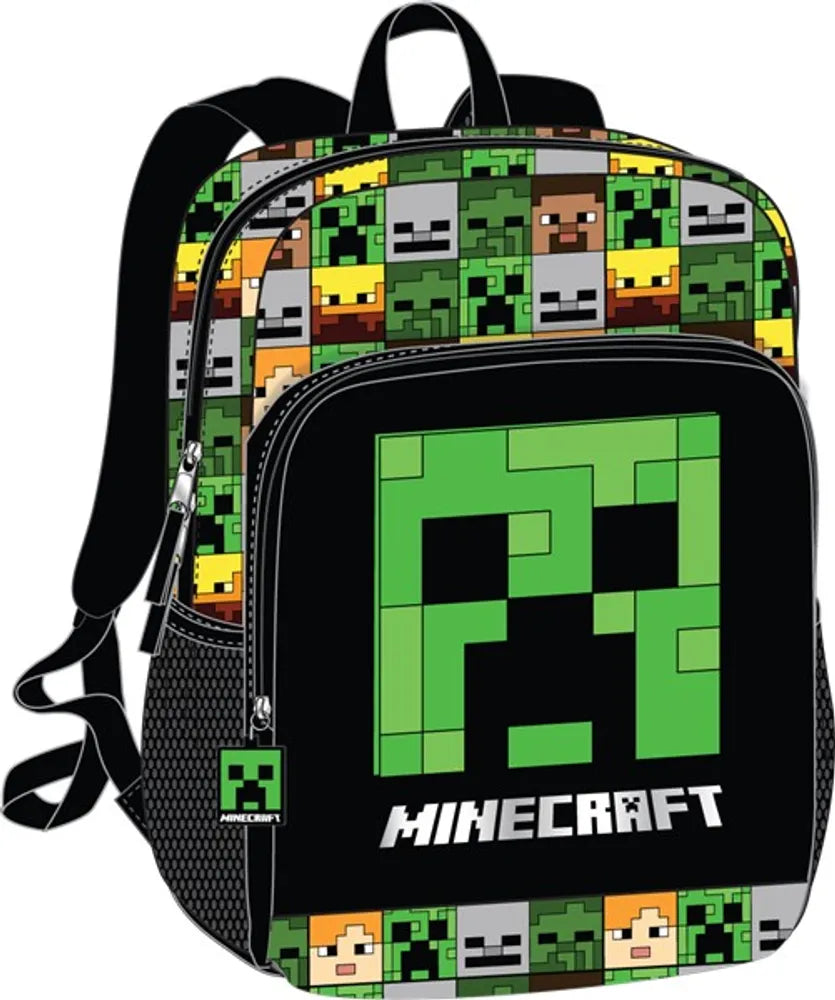 Minecraft Crew Creeper Backpack (16 ") - Preppy Kids (Grand Bazaar)