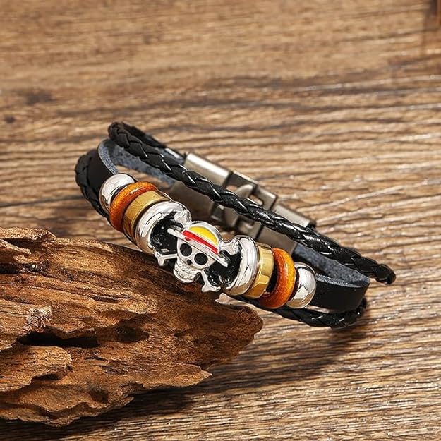 One Piece Luffy Pirate Bracelet band - Preppy Kids (Grand Bazaar)