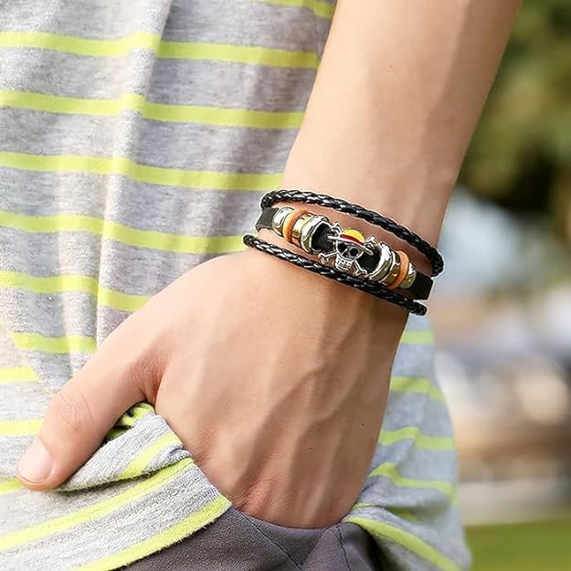 One Piece Luffy Pirate Bracelet band - Preppy Kids (Grand Bazaar)