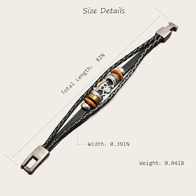 One Piece Luffy Pirate Bracelet band - Preppy Kids (Grand Bazaar)