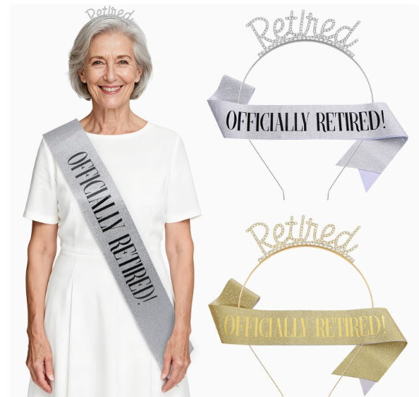 Officially Retired Sash And Tiara Set