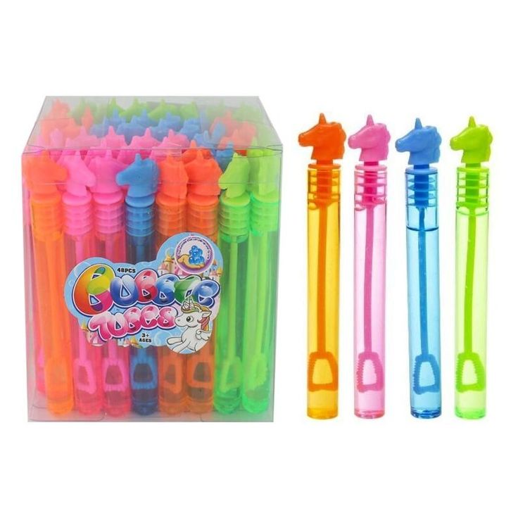 Unicorn 48 pcs Bubbles Tubes (Party Favors) - Preppy Kids (Grand Bazaar)