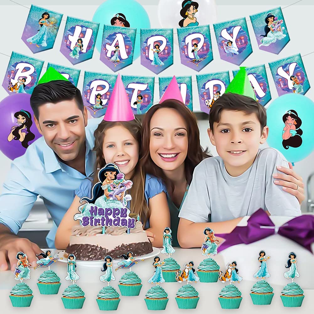 Princess Jasmine Alladin Party Decoration Package