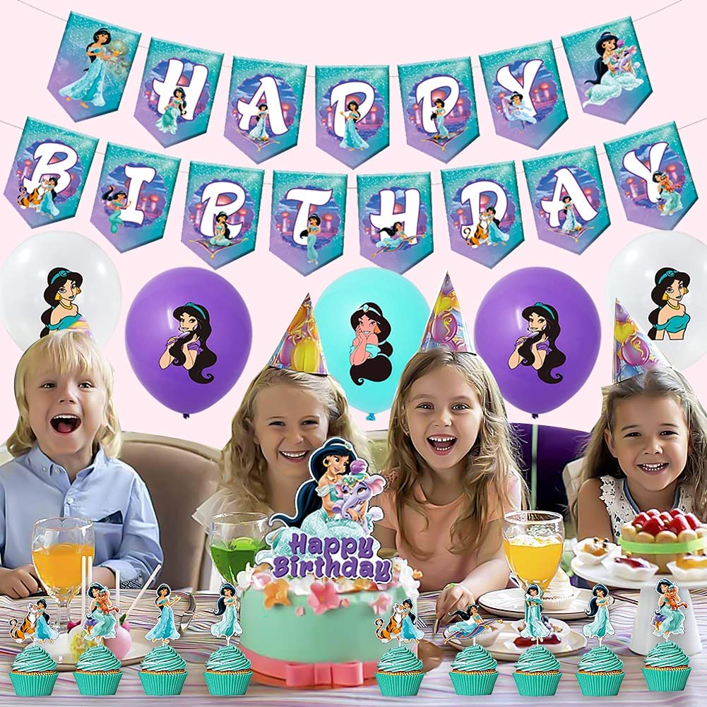 Princess Jasmine Alladin Party Decoration Package