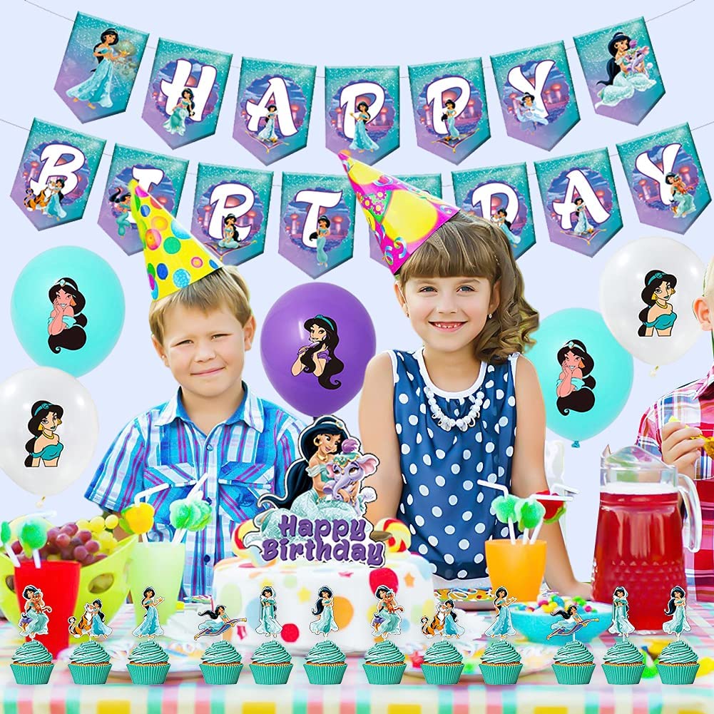 Princess Jasmine Alladin Party Decoration Package