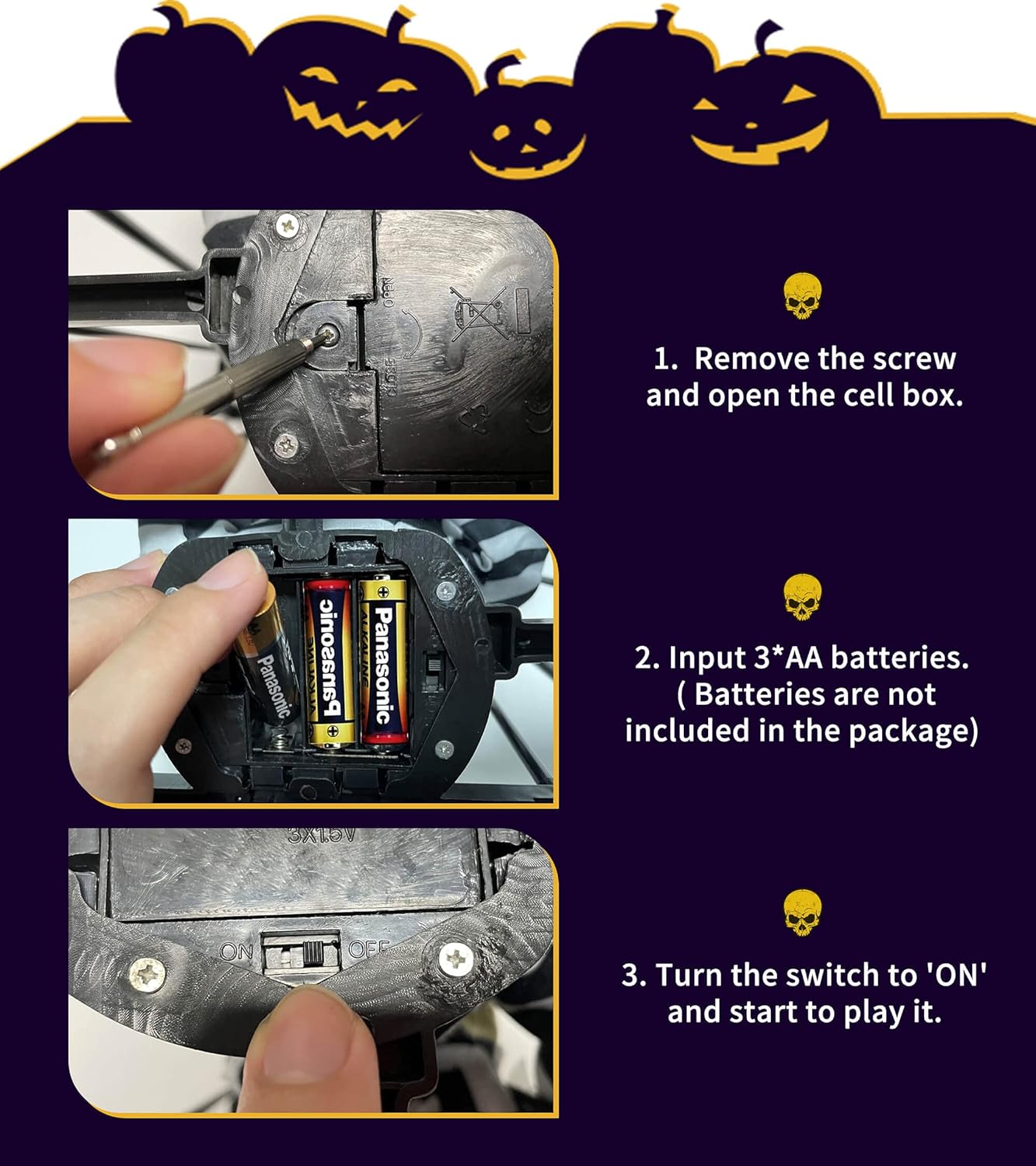 Prisoner Skully Motion Sensor Hanging Ghost Halloween - Preppy Kids (Grand Bazaar)