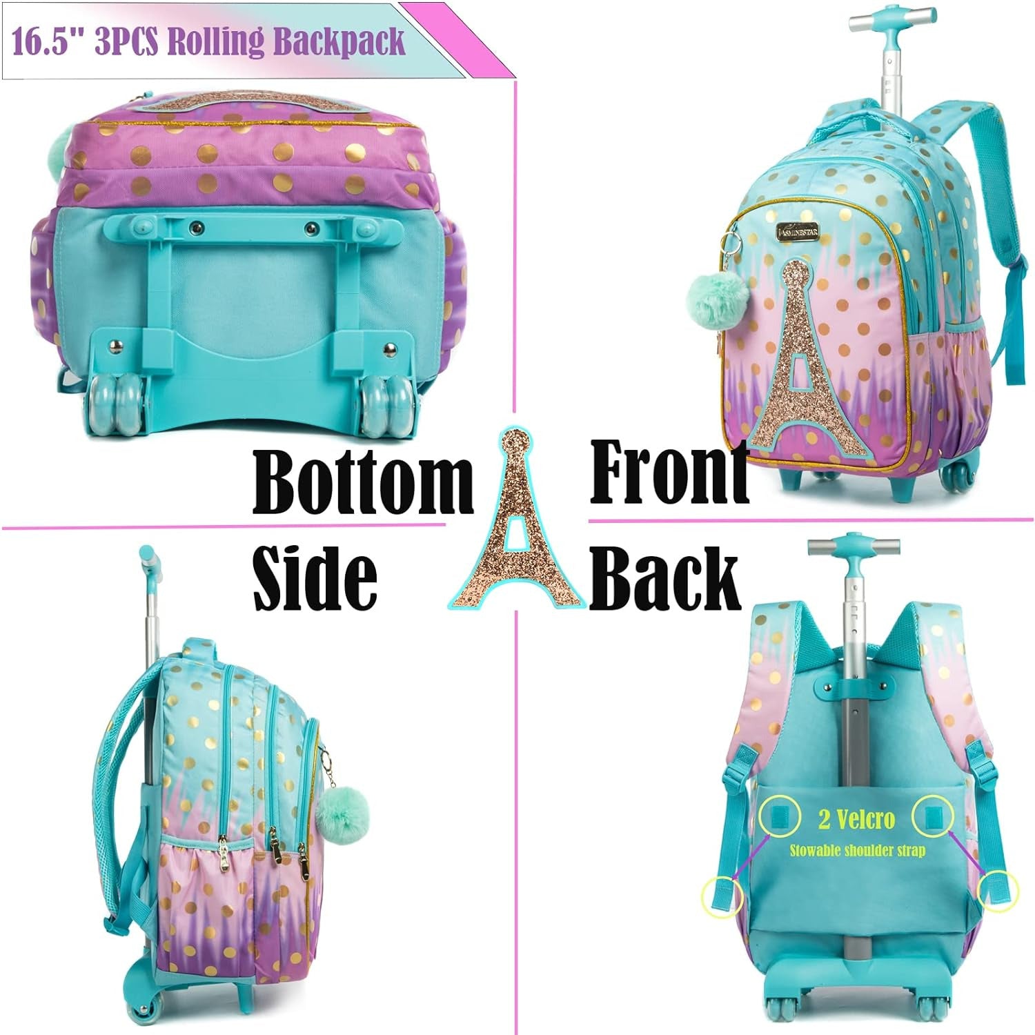 Eiffel Trolley set - Preppy Kids (Grand Bazaar)