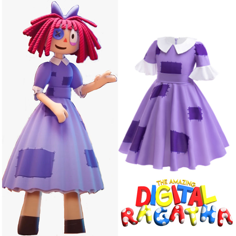 Ragatha Amazing Digital Circus Costume cosplay outfit for kids - Preppy Kids (Grand Bazaar)
