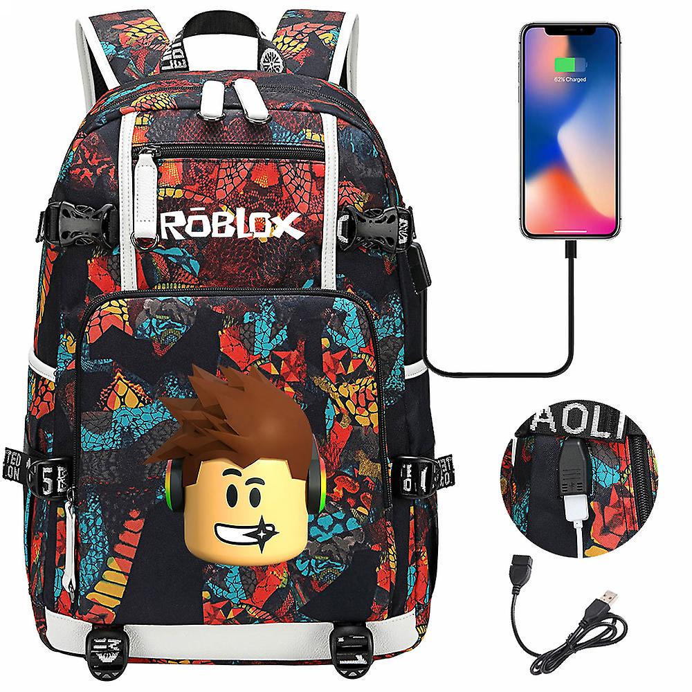 18 Inch Roblox 3d Print Usb Laptop Backpack - Preppy Kids (Grand Bazaar)