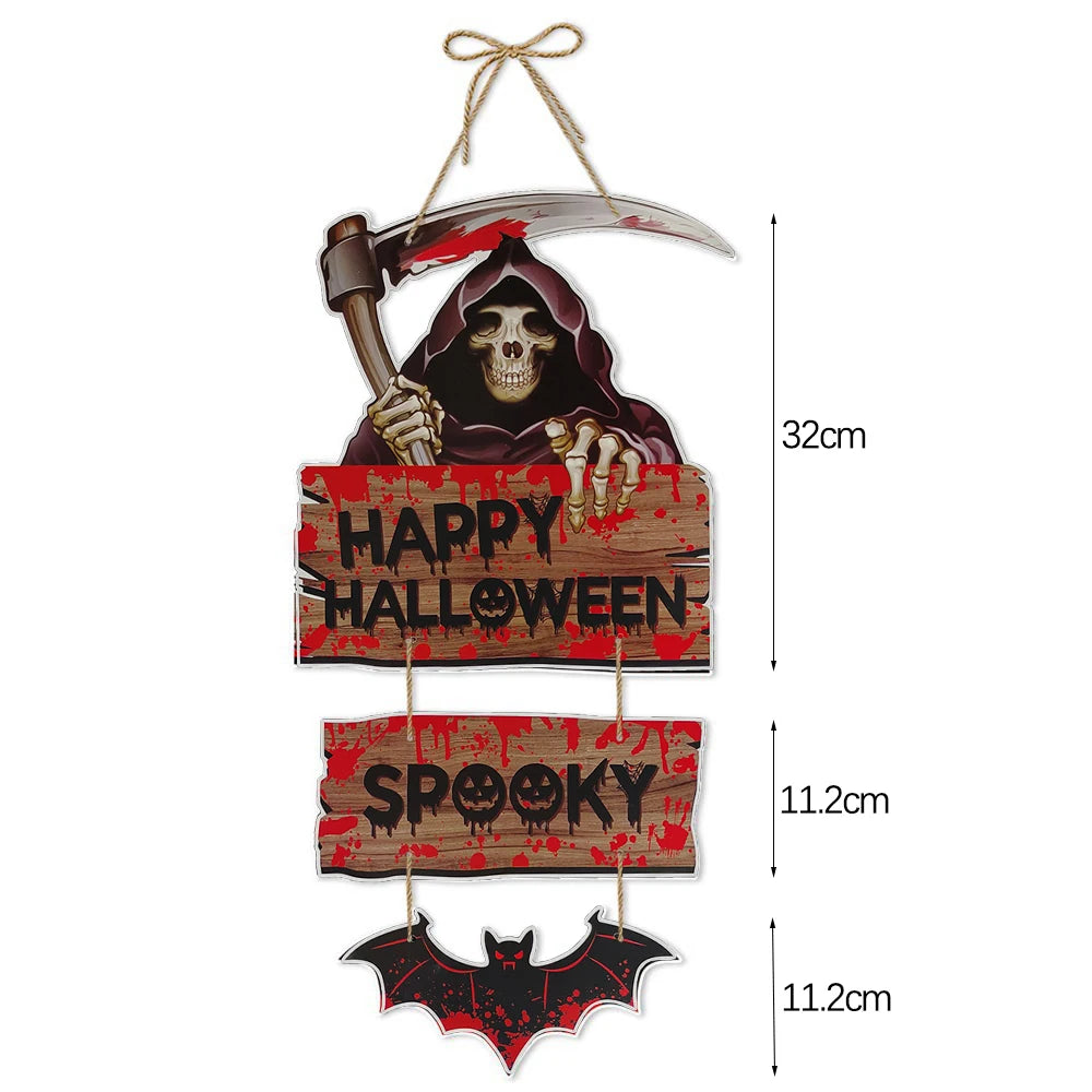 Halloween Hanging Signs (1 pc) - Preppy Kids (Grand Bazaar)