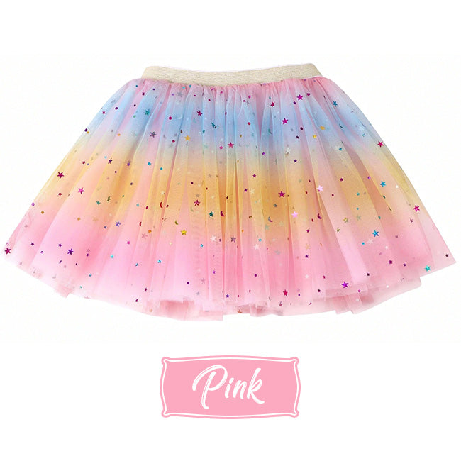 Pink Butterfly Gradient Wings Magic Wand Set Tutu Skirt Girls Costume - Preppy Kids (Grand Bazaar)