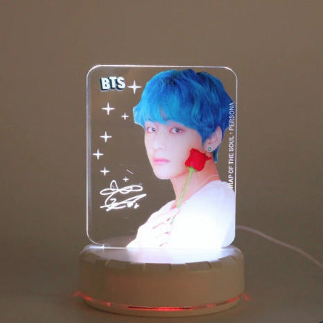 BTS Night Desk Lamp V Acrylic - Preppy Kids (Grand Bazaar)