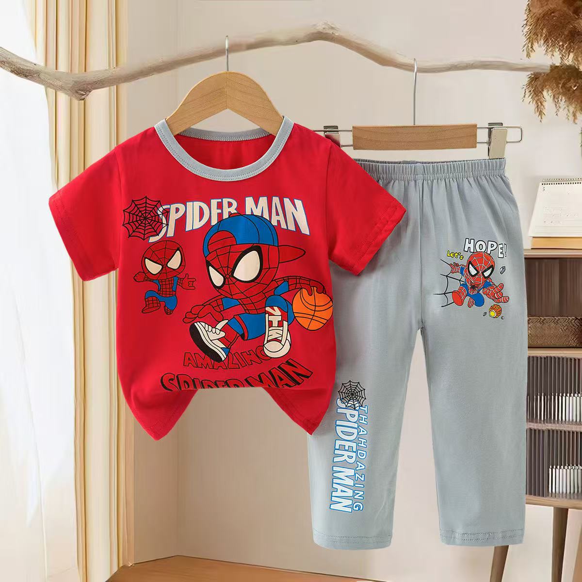 Spidey Plays Basketball Pyjama Set