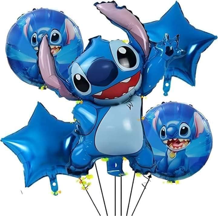 Stitch 5pc foil Balloon set