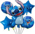 Stitch 5pc foil Balloon set - Preppy Kids (Grand Bazaar)