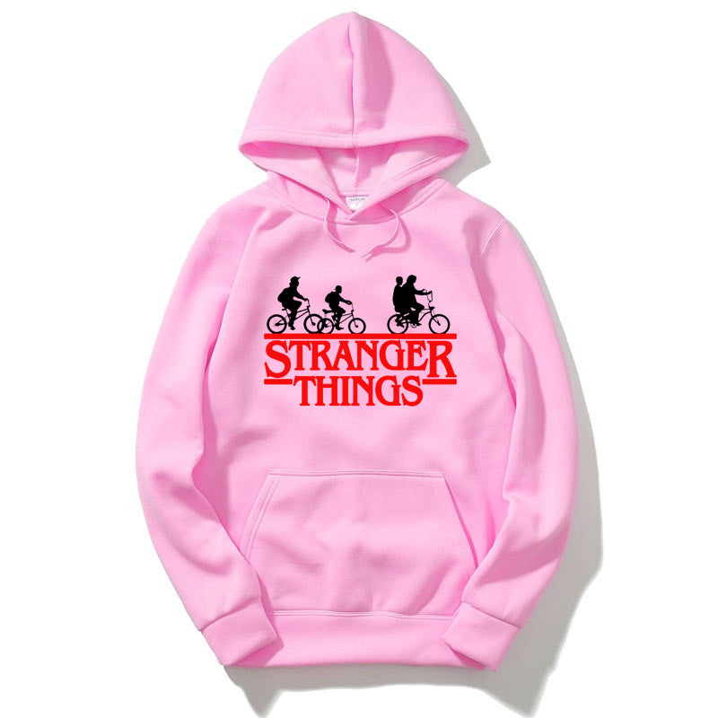 Stranger Things "Logo" Pink Hoodie (Fleece) - Preppy Kids (Grand Bazaar)
