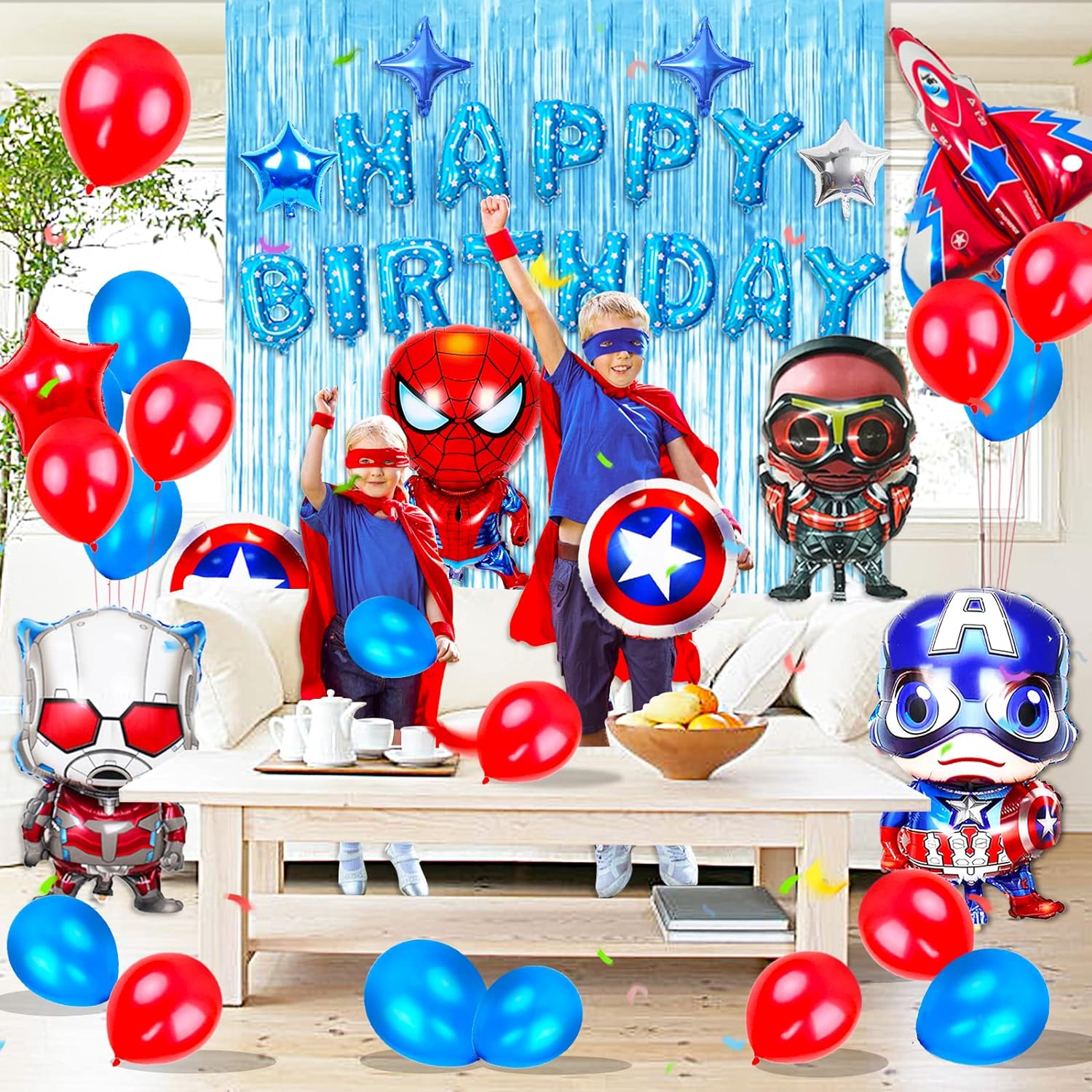 Superhero Party Decorations Package - Preppy Kids (Grand Bazaar)