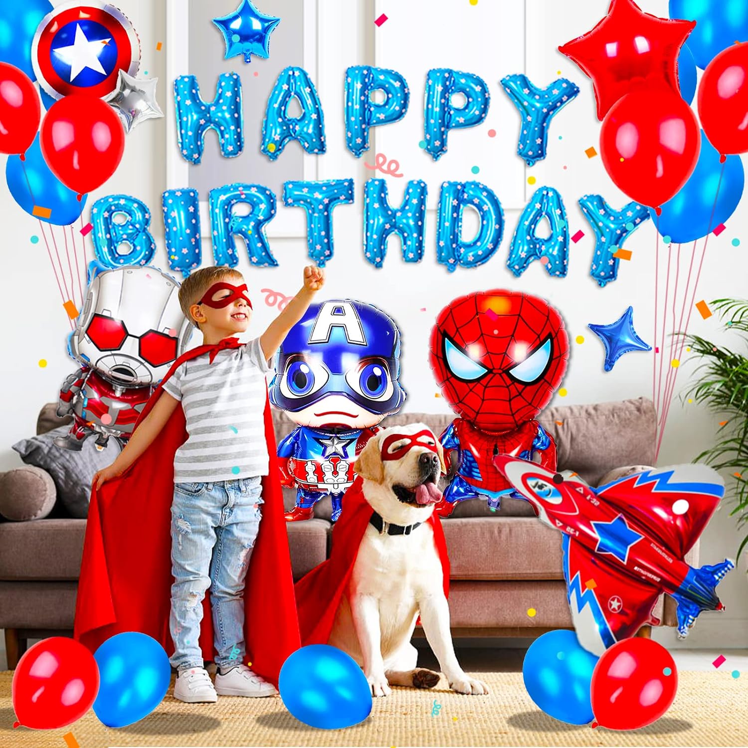 Superhero Party Decorations Package - Preppy Kids (Grand Bazaar)
