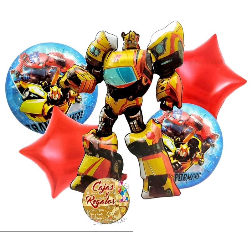 Transformers Bumble Bee 5pc Foil Balloon set - Preppy Kids (Grand Bazaar)