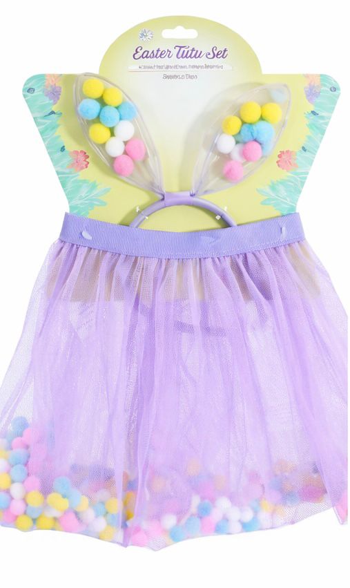 Easter POMPOM Tutu Set