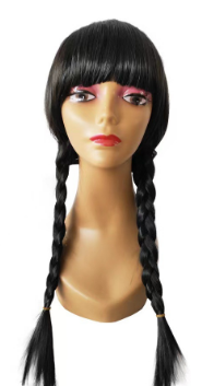 Wednesday Cosplay Adams Wig - Preppy Kids (Grand Bazaar)