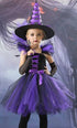 Halloween Girls Purple Little Witch Costume with accessories - Preppy Kids (Grand Bazaar)