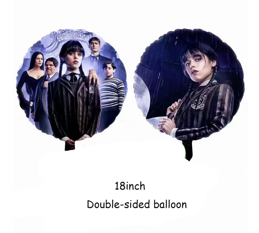 Wednesday Adams Family Foil Balloon - Preppy Kids (Grand Bazaar)