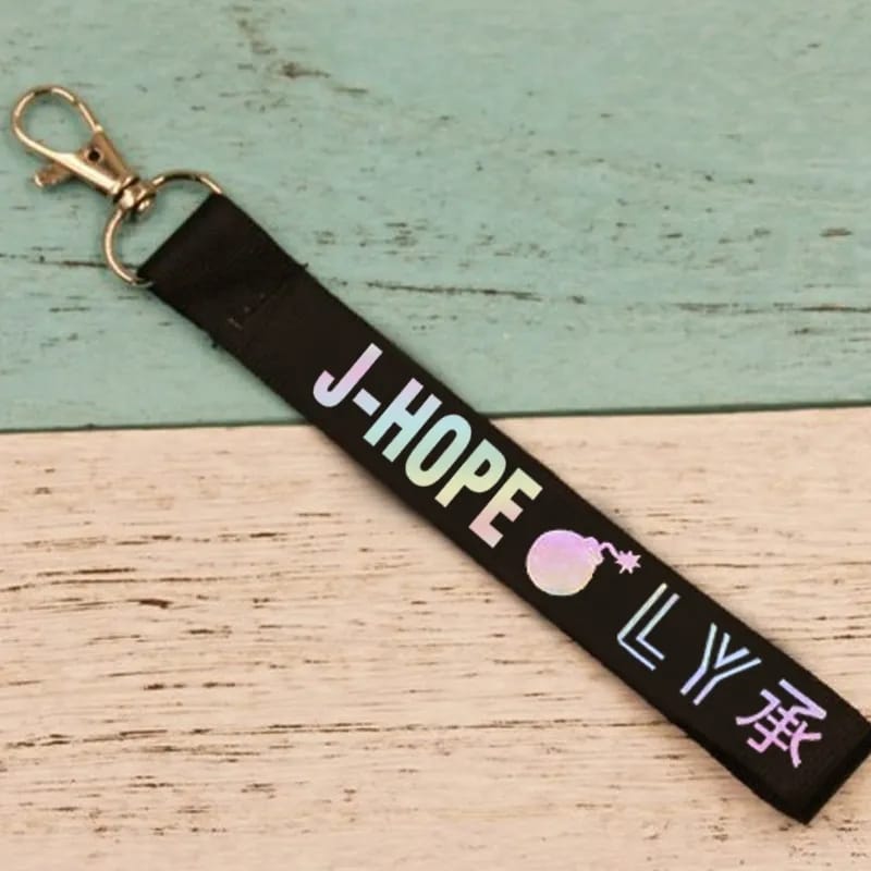 BTS BAND Lanyard Keychain - Preppy Kids (Grand Bazaar)