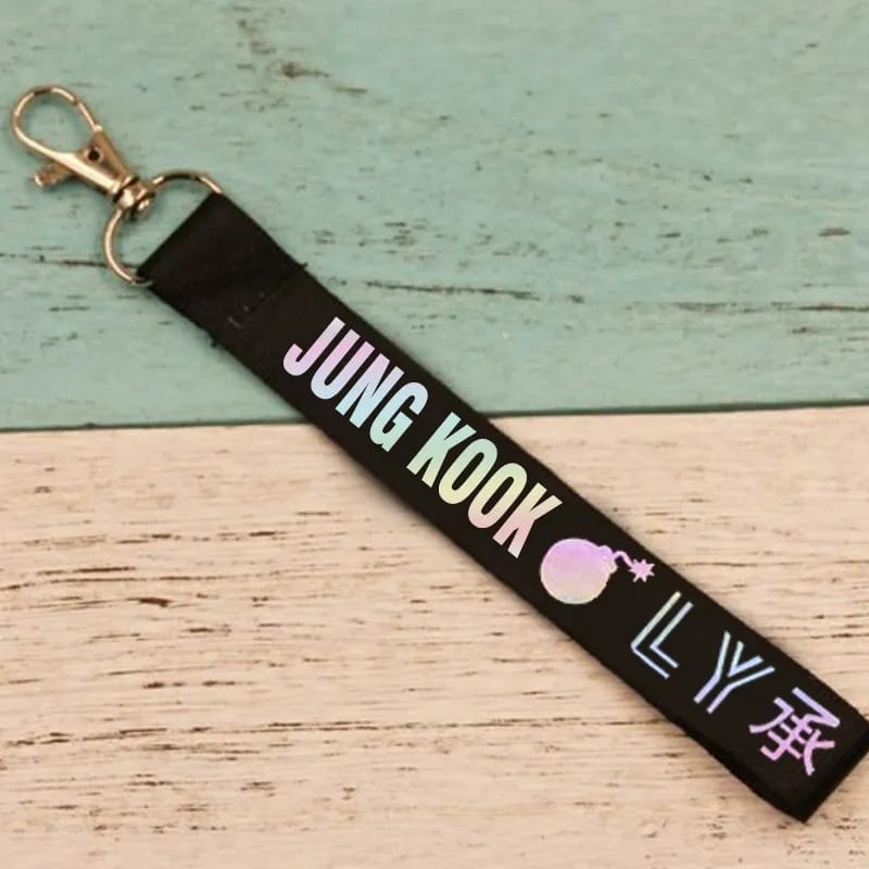 BTS BAND Lanyard Keychain - Preppy Kids (Grand Bazaar)