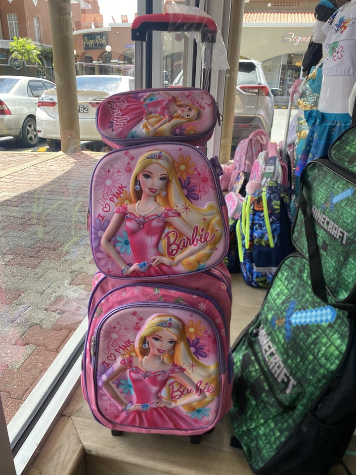 Barbie 3pc trolley set - Preppy Kids (Grand Bazaar)