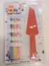 Red Happy Birthday candles with cake spatula - Preppy Kids (Grand Bazaar)