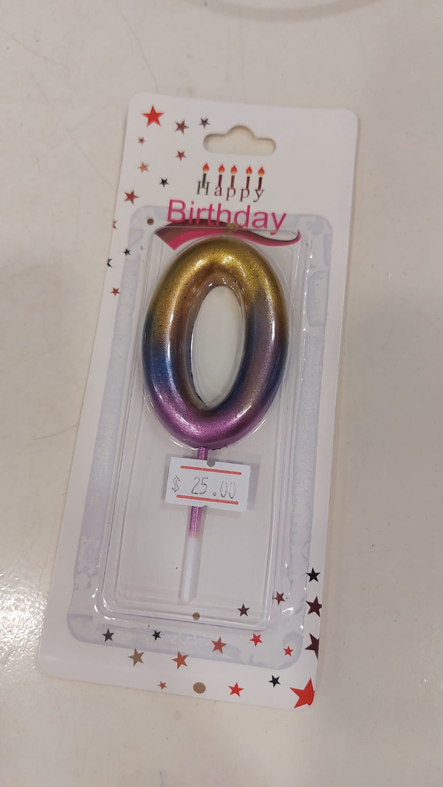 Gold Purple Candles 0 to 9 - Preppy Kids (Grand Bazaar)