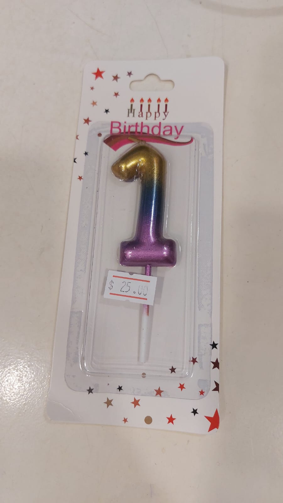 Gold Purple Candles 0 to 9 - Preppy Kids (Grand Bazaar)