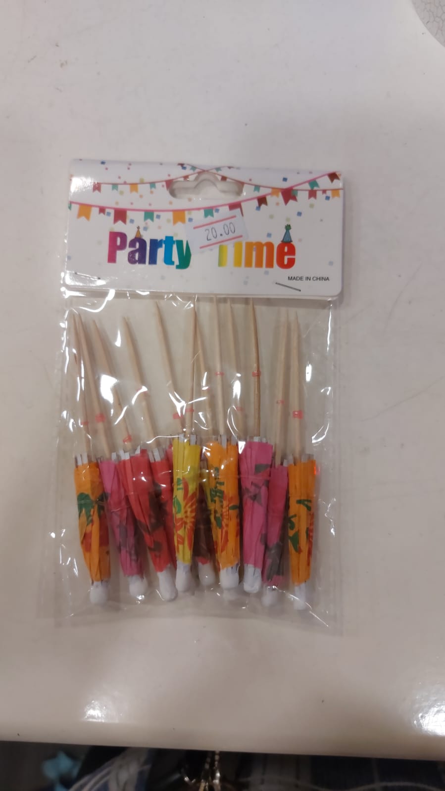 Umbrella 12 toothpicks disposable - Preppy Kids (Grand Bazaar)