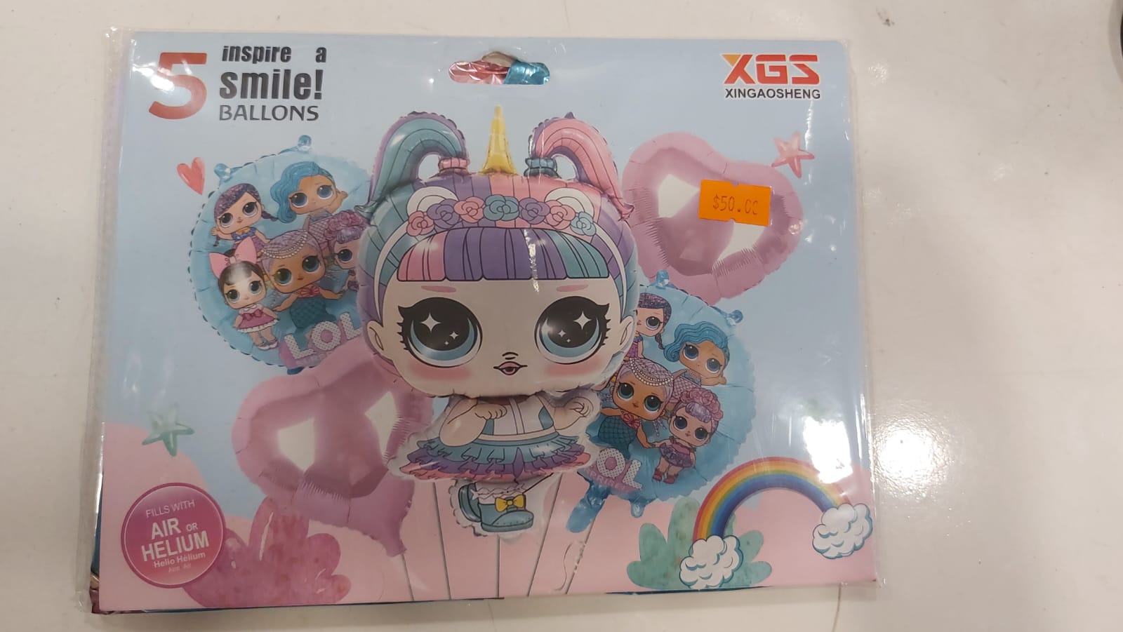 LOL 5pc foil Balloon set Girls - Preppy Kids (Grand Bazaar)