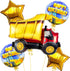 Construction 5pc foil Balloon set Truck - Preppy Kids (Grand Bazaar)