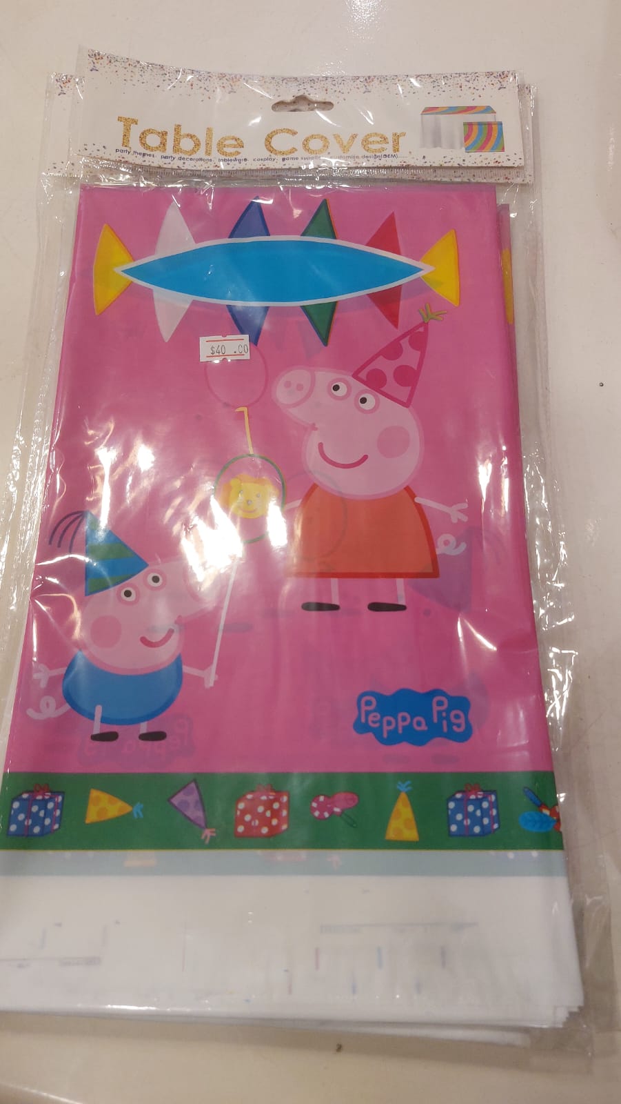 Peppa Pig Table Cover rectangle - Preppy Kids (Grand Bazaar)