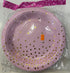 9" Pink and gold party plates - Preppy Kids (Grand Bazaar)