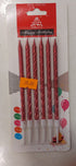 6pc red candles - Preppy Kids (Grand Bazaar)